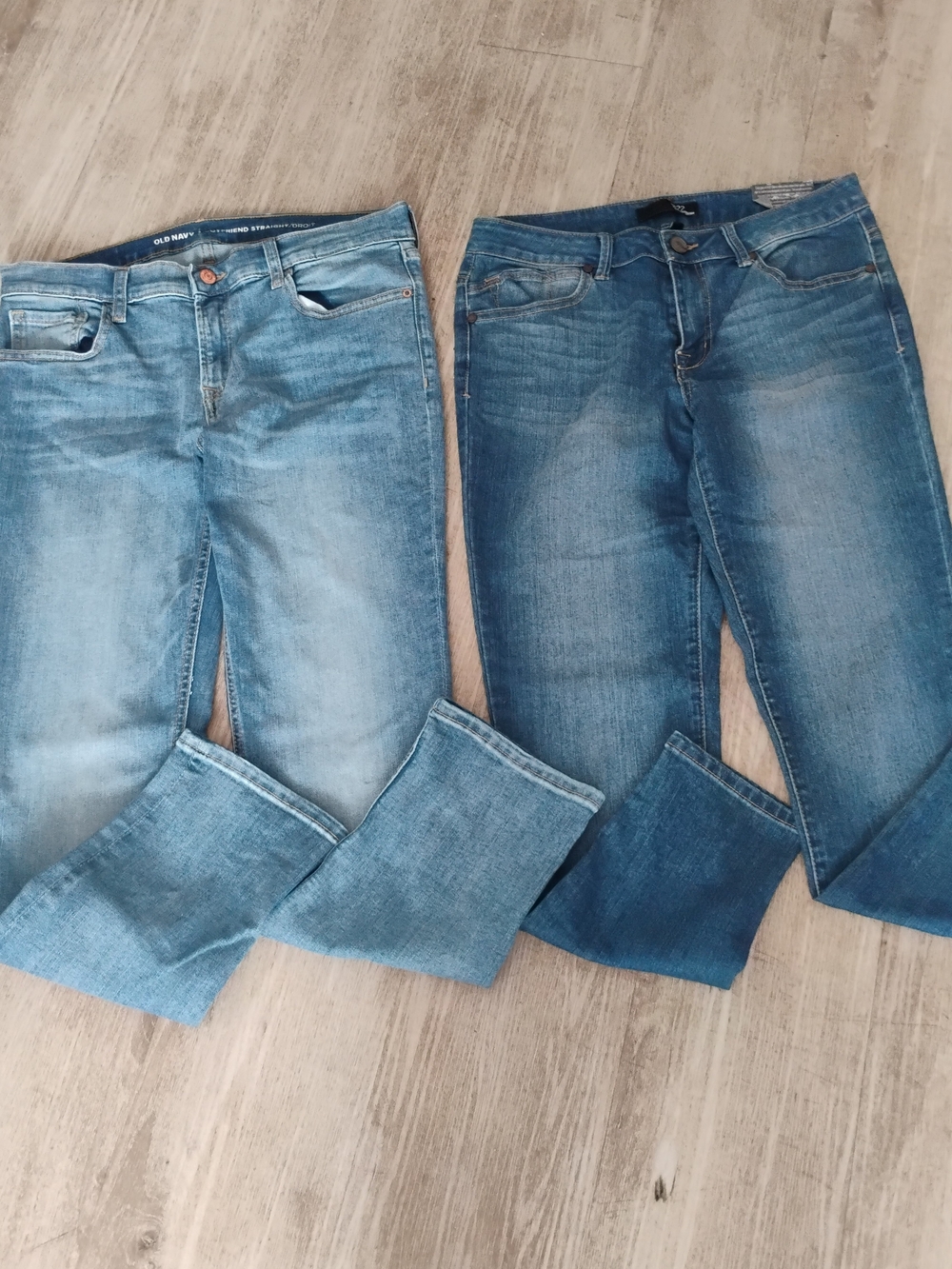 Old Navy Women's Twin Pair Skinny Jeans in Lt Blue&New Medium Blue1822 Jns